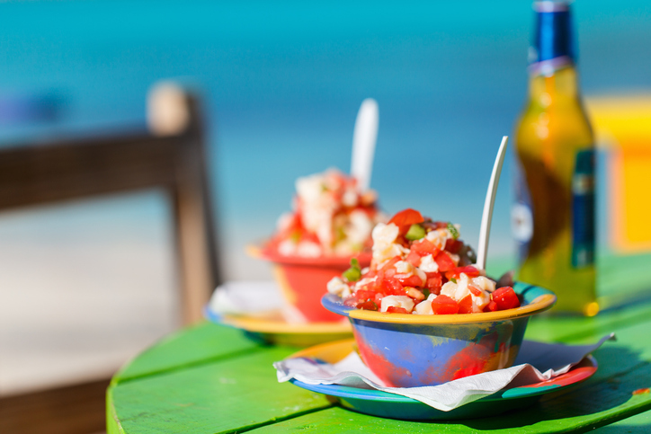 Bahamian conch salads