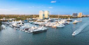 No traffic, no airport chaos—just a seamless, scenic flight and a breathtaking water landing at Safe Harbor Rybovich Marina